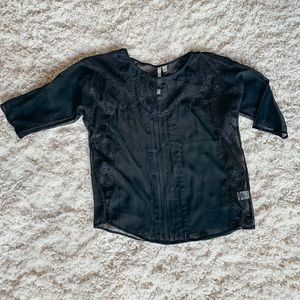 Lauren Conrad Lace Shirt